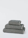 John Lewis textured check bath towel 600gsm, imported from the UK
