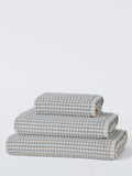 John Lewis Textured Check Bathroom Towels