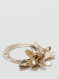 Mango kids flower belt gold, imported from the UK