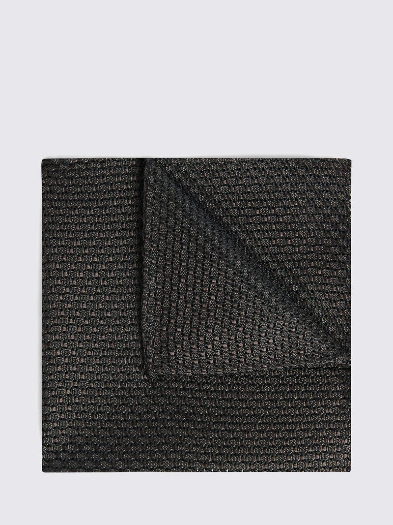 Moss Italian Silk Grenadine Pocket Square