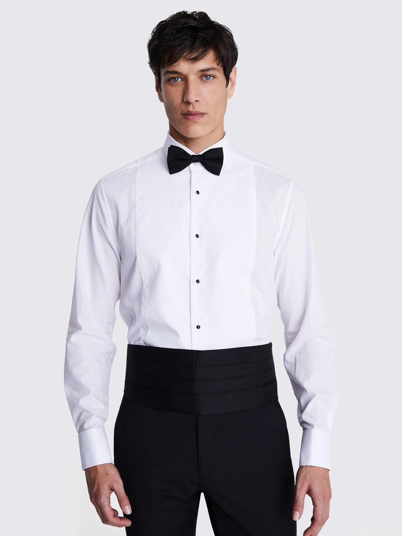Moss silk cummerbund black, UK version