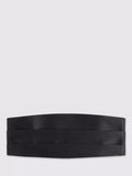 Moss black cummerbund, imported from the UK