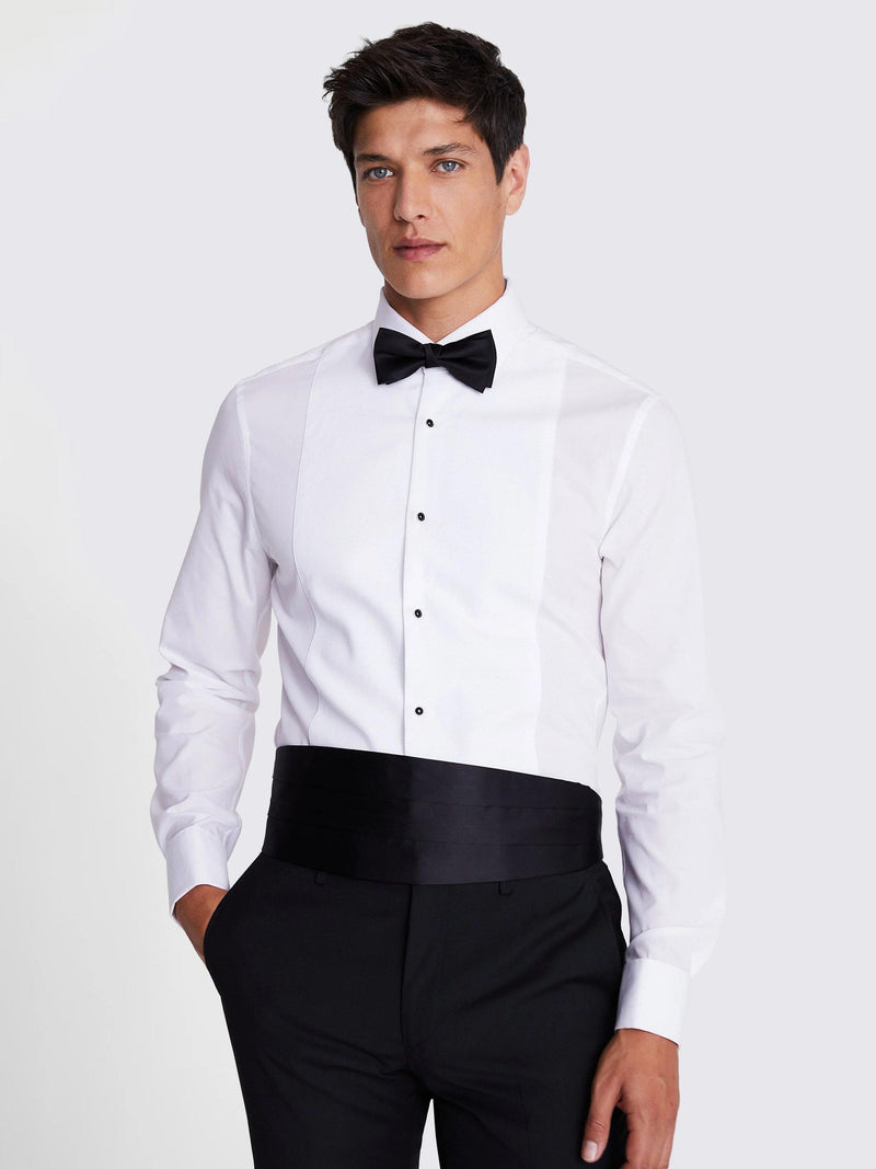 Moss black cummerbund, imported from the UK