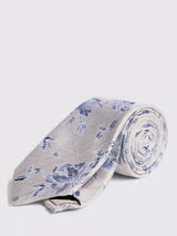 John Lewis Moss Floral Silk Tie- Buy online at McGrocer