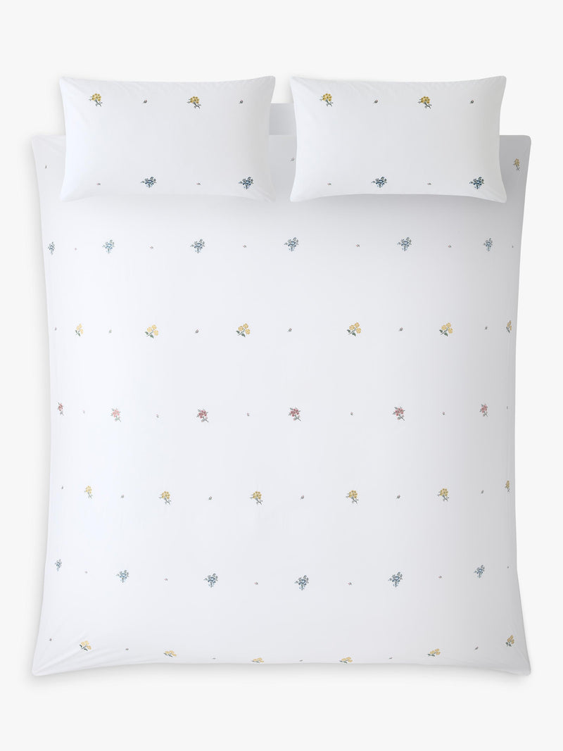 Historic Royal Palaces duvet cover with floral embroidery, imported from the UK