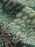 Morris & Co. Brook curtains forest green jacquard - British product