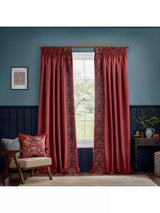 John Lewis Morris & Co. Strawberry Thief Embroidered Lined Pencil Pleat Curtains Pair 117cm x 137cm- Buy online at McGrocer