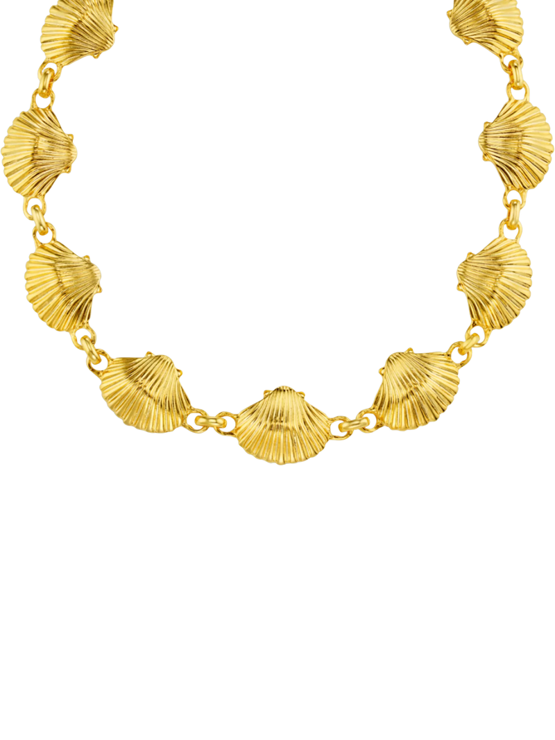 Orelia collar necklace pale gold, UK version