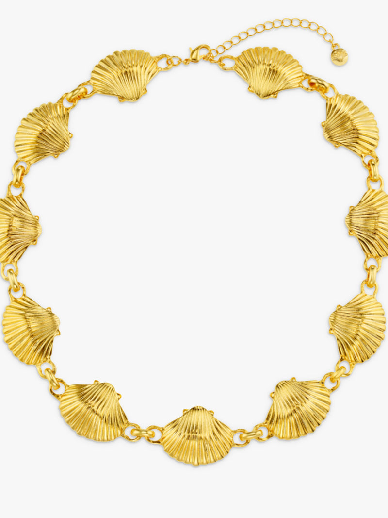 Orelia collar necklace pale gold, UK version