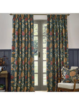 John Lewis Morris & Co. Cray Pair Lined Pencil Pleat Curtains, 117cm x 137cm- Buy online at McGrocer