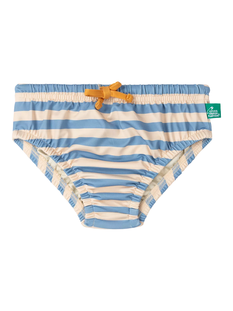 Little Green Radicals reusable swimming nappy in blue - British product