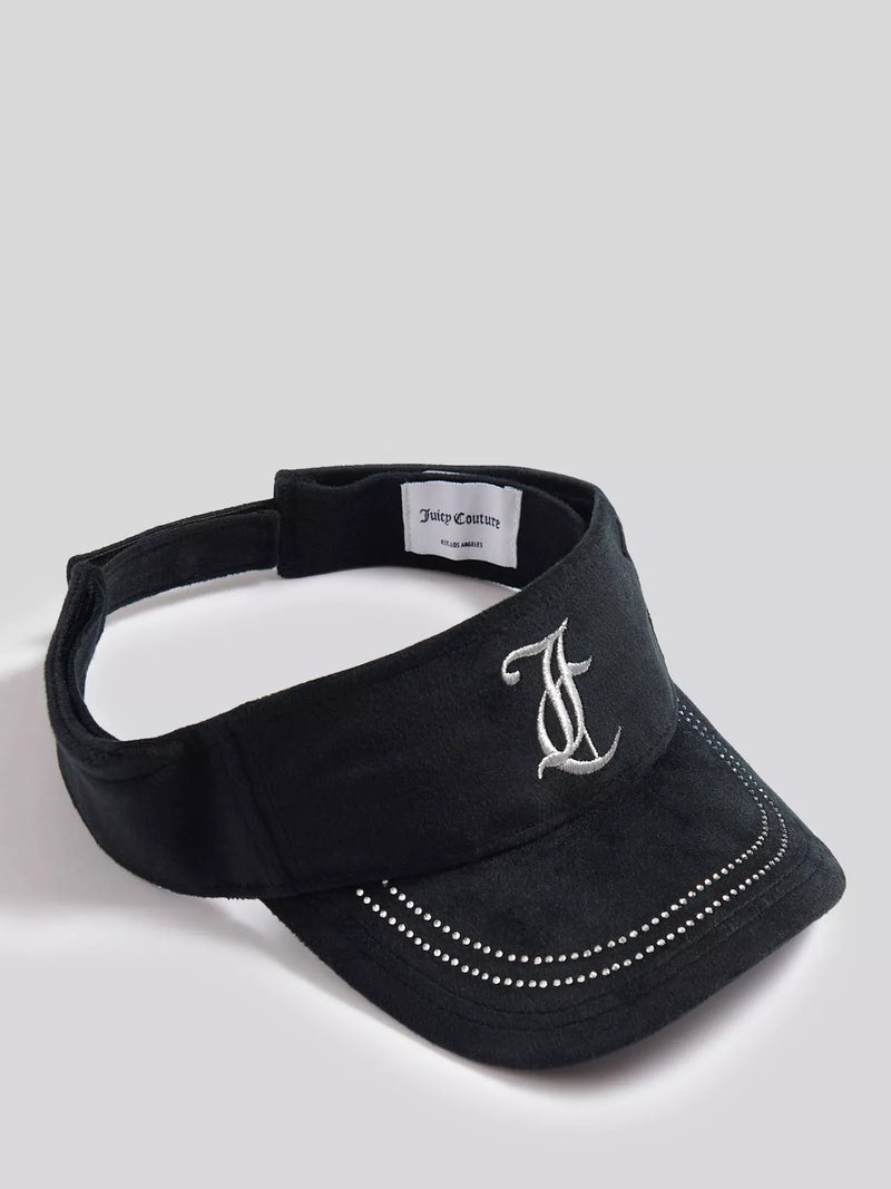 Juicy Couture kids' velour diamante visor, imported from the UK