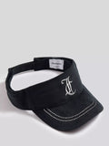 Juicy Couture kids' velour diamante visor, imported from the UK