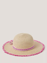 John Lewis Monsoon Kids' Braided Sequin Sun Hat, Multi- Buy online at McGrocer
