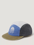 Monsoon kids cap Sunny Days colour block blue - British product