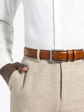 Dune London tan leather belt - British product