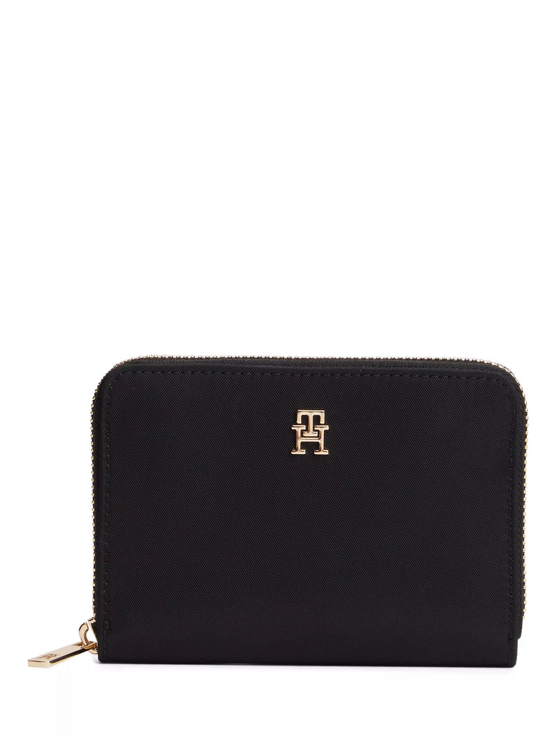 Tommy Hilfiger Popette medium zip around purse black - British product