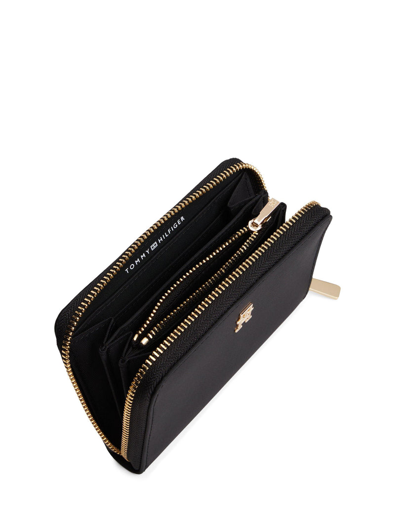Tommy Hilfiger Popette medium zip around purse black - British product