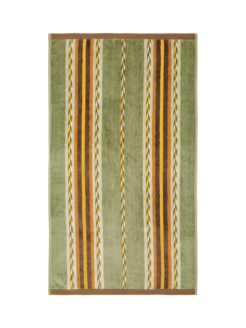Morris & Co. Lechlade Stripe towel bath sheet, UK version