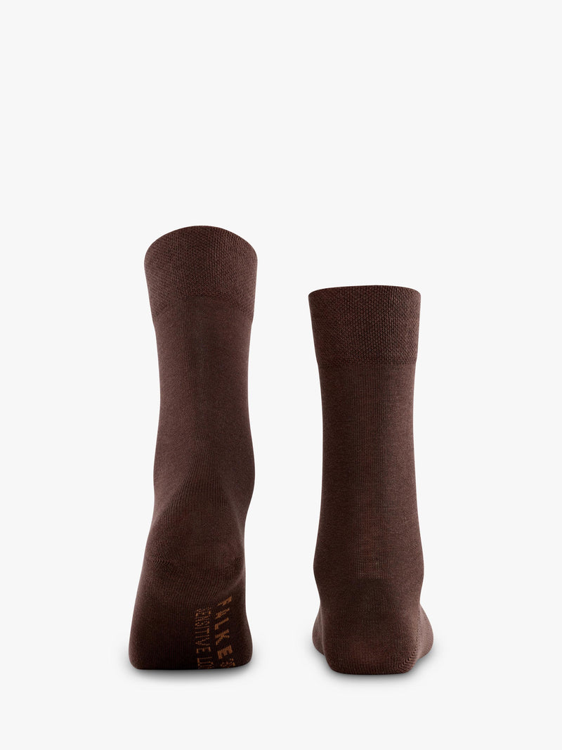 FALKE Sensitive London ankle socks dark brown - British product