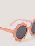 Monsoon baby Daisy sunglasses pink glitzy round lenses (British brand)