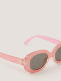 Monsoon kids oval glitter sunglasses pink (British brand)