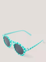 John Lewis Monsoon Baby Checkerboard Round Sunglasses Blue- Buy online at McGrocer