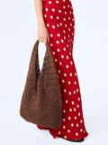 OMNES Aruba Bag chocolate large tote, imported from the UK