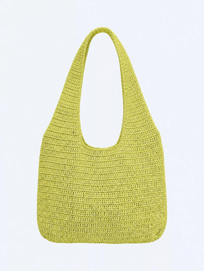 John Lewis OMNES Aruba Paper Shoulder Bag, Lime- Buy online at McGrocer