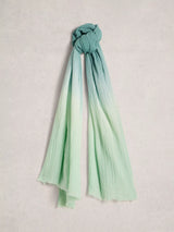 John Lewis White Stuff Jessie Ombre Scarf Blue/Multi- Buy online at McGrocer