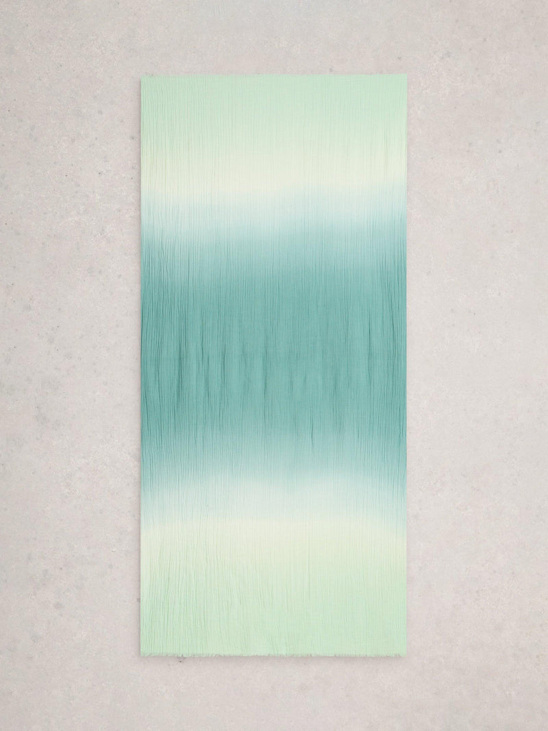 White Stuff Jessie Ombre Scarf Blue/Multi - British product