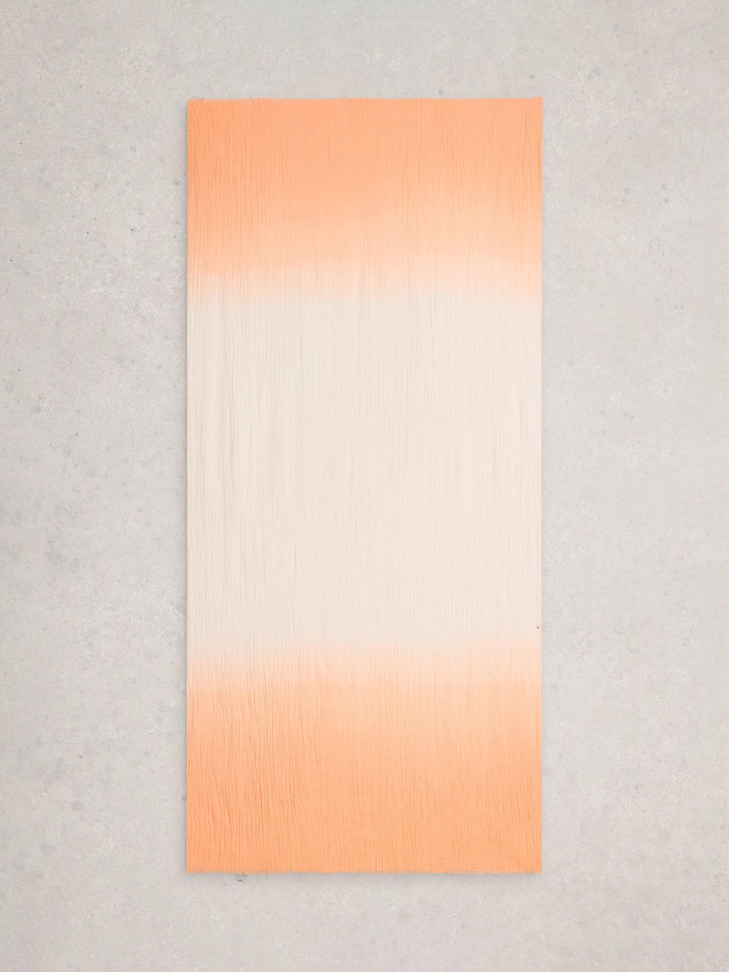 White Stuff Jessie Ombre Scarf in orange multi - British product