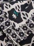 White Stuff square scarf Black/Multi 65x65cm, UK version