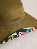 White Stuff green reversible bucket hat (British brand)