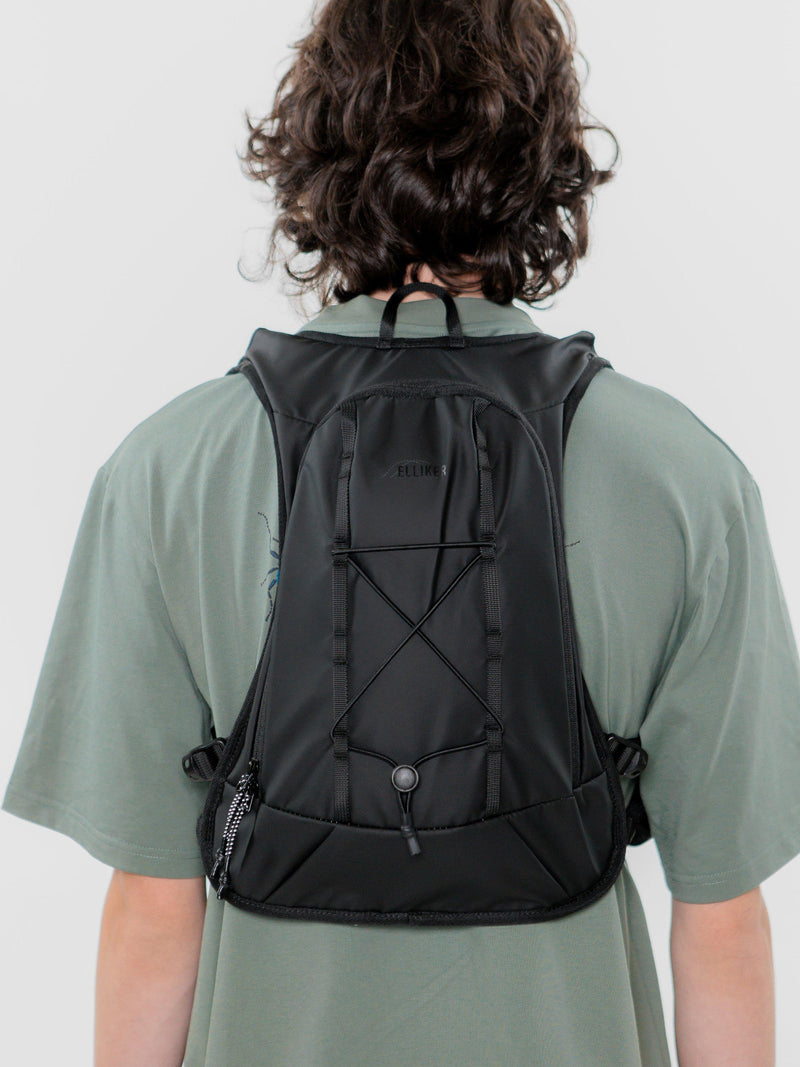 ELLIKER Rigg Hydration Backpack Black 6L (British brand)