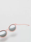 Mango round frame sunglasses pale pink, imported from the UK