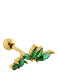 Orelia emerald cluster earring 20mm, imported from the UK