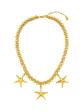 Orelia gold starfish necklace 18ct plate, UK version