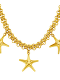 Orelia gold starfish necklace 18ct plate, UK version
