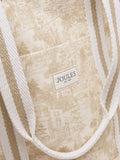 Joules Promenade canvas tote bag natural, imported from the UK