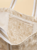 Joules Promenade canvas tote bag natural, imported from the UK