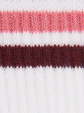 Sweaty Betty Varsity Slogan Sports Socks White/Melrose Pink, imported from the UK