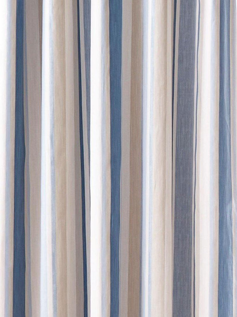 Laura Ashley Awning Stripe blackout curtains Seaspray - British product