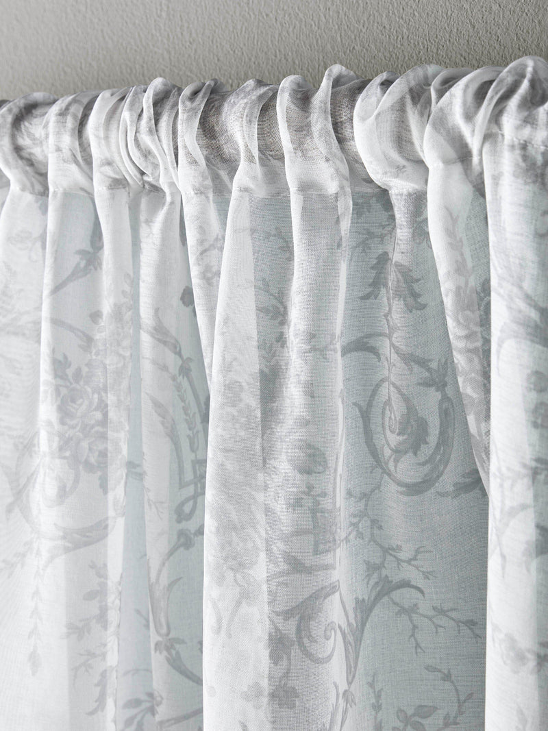 Laura Ashley Tuileries dove voile panel 137cm, UK version