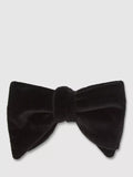 Reiss Hike Velvet Bow Tie Black, UK version