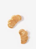 Mint Velvet gold half shell drop earrings 4.5cm (British brand)