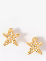 John Lewis Mint Velvet Starfish Stud Earrings, Gold- Buy online at McGrocer