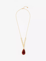 John Lewis Mint Velvet Drop Chain Pendant Necklace Gold 82cm- Buy online at McGrocer