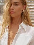 Mint Velvet mini sun charm pendant necklace gold tone (British brand)