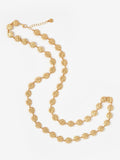 Mint Velvet mini sun charm pendant necklace gold tone (British brand)